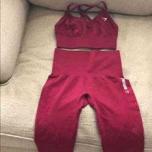 Gymshark seamless set! Sports bra included